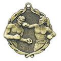 Medal, "Boxing" - 1 3/4" Wreath Edging